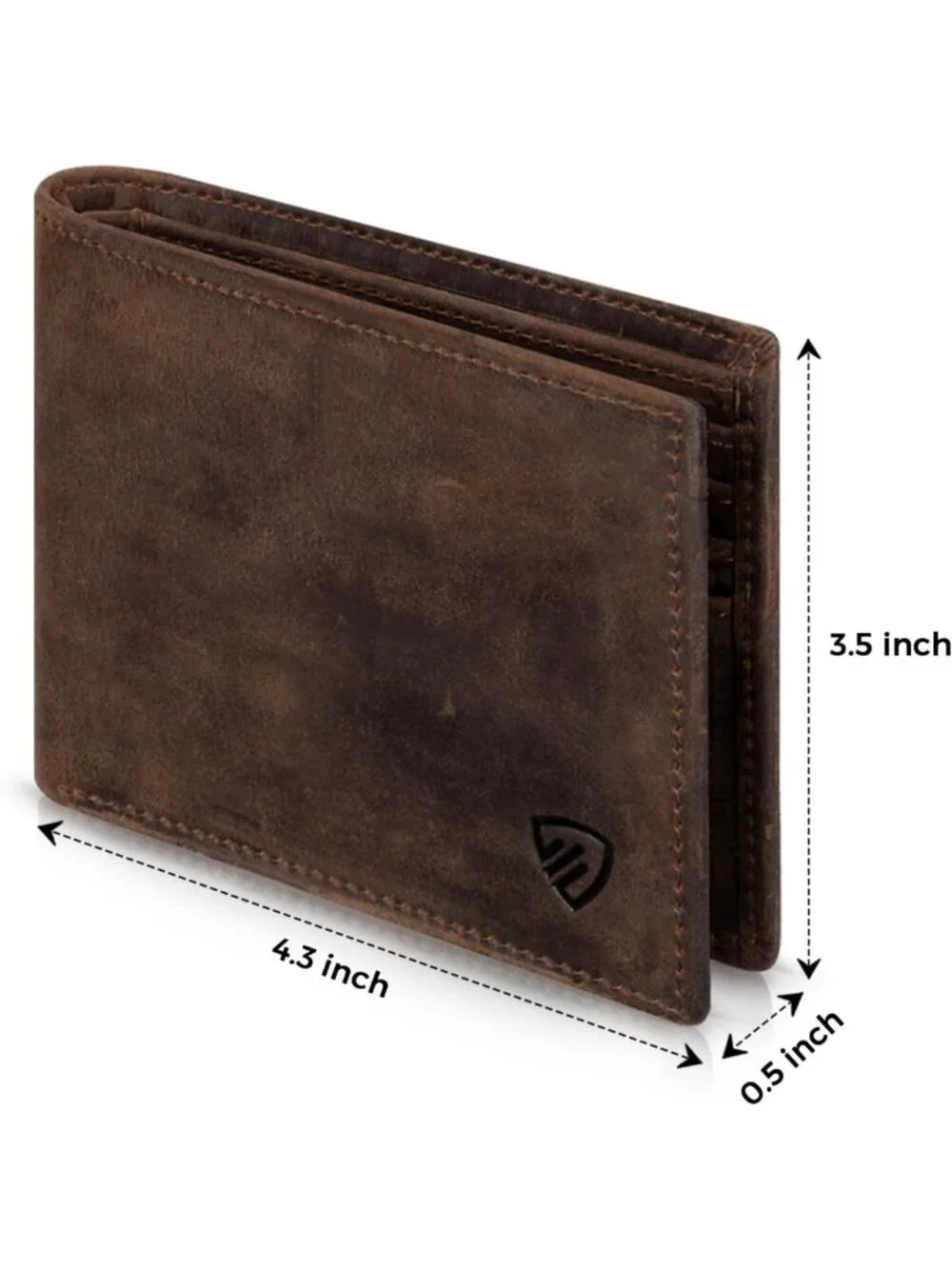 Slim Bifold RFID Blocking Leather Wallet for Men | Front Pocket Design, Stylish